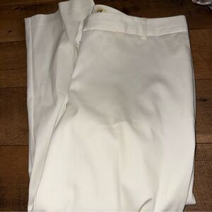 Van Hueson Cream Cotton Blend pants